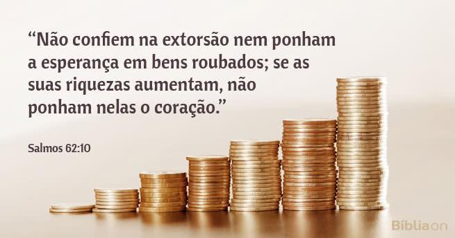 versículos sobre ameaças financeiras