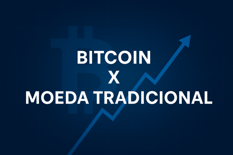 Bitcoin x Moeda Tradicional